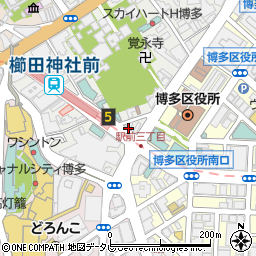 ＥＮＥＯＳ　Ｄｒ．Ｄｒｉｖｅセルフ博多祇園ＳＳ周辺の地図