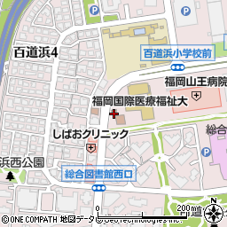 早良警察署百道浜交番周辺の地図