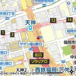 ダイアナ天神地下街店周辺の地図