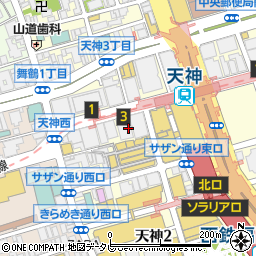 朝日建物管理株式会社　福岡営業所周辺の地図
