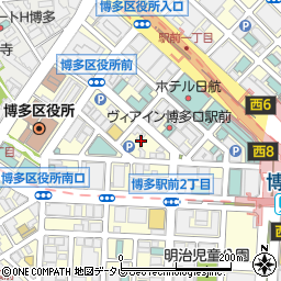 イデックスリテール福岡　博多駅センターＳＳ周辺の地図
