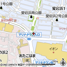 愛宕浜梅薬局周辺の地図