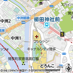 Cafe&Meal MUJI ムジ キャナルシティ博多周辺の地図