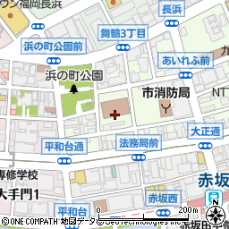 福岡出入国在留管理局　会計課周辺の地図