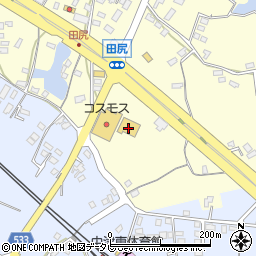 ダイソー中津田尻店周辺の地図