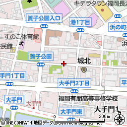 トラストパーク大手門２丁目コインパーキング周辺の地図