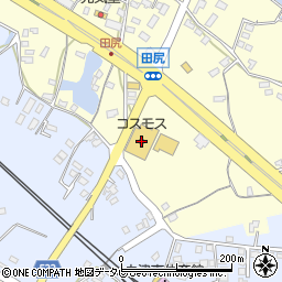 ドラッグストアコスモス中津田尻店周辺の地図