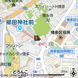 ＦＰ　ＨＯＴＥＬＳ福岡博多キャナルシティ前周辺の地図