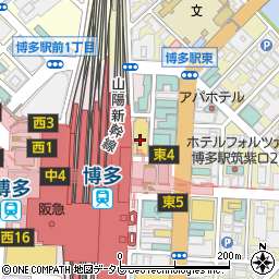 吉野家博多デイトスアネックス店周辺の地図