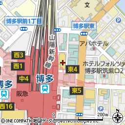 博多の名物料理 喜水丸（デイトスアネックス1F）周辺の地図