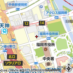 福岡市役所　港湾空港局空港振興部長周辺の地図