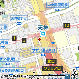 Soup Stock Tokyo 福岡パルコ店周辺の地図