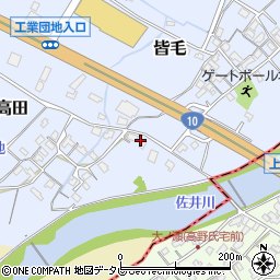 福岡県豊前市高田499周辺の地図