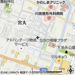 大分県中津市宮夫172-27周辺の地図