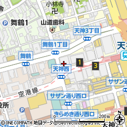 百十四銀行福岡支店 ＡＴＭ周辺の地図