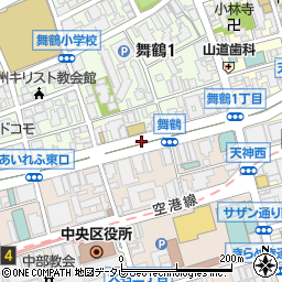 舞鶴一丁目周辺の地図