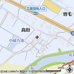 福岡県豊前市高田370周辺の地図