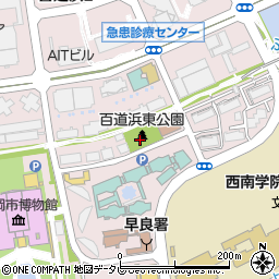 百道浜東公園周辺の地図