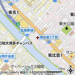 コニカミノルタビジネスソリューションズ株式会社　九州支店周辺の地図