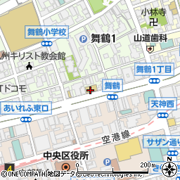 駿台　福岡校周辺の地図