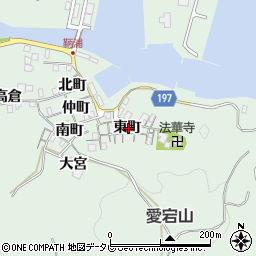 徳島県海部郡海陽町鞆浦東町周辺の地図