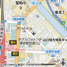 アパホテル博多駅筑紫口ＣＥＮＴＲＡＬ周辺の地図