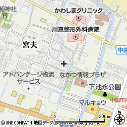 大分県中津市宮夫172-36周辺の地図