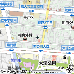 カナツ技建工業株式会社　福岡事務所周辺の地図