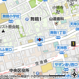 名門会家庭教師センター福岡支社天神駅前校周辺の地図