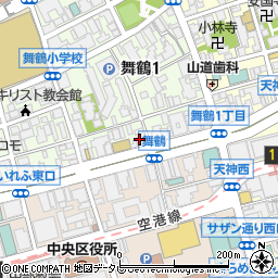 ちんだみ三線店　福岡支店周辺の地図