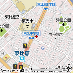 朝日ゴルフ株式会社　福岡営業所周辺の地図