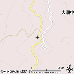 愛媛県喜多郡内子町大瀬中央600周辺の地図