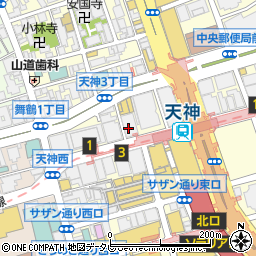 戸田建設株式会社　九州支店周辺の地図