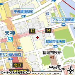 西日本シティ銀行天神支店 ＡＴＭ周辺の地図