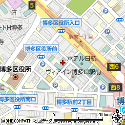 ネストホテル博多駅前周辺の地図
