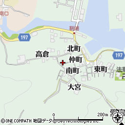 徳島県海部郡海陽町鞆浦仲町36周辺の地図