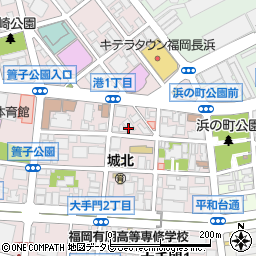 香蘭ファッションデザイン専門学校大手門寮周辺の地図