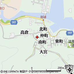 徳島県海部郡海陽町鞆浦仲町37周辺の地図