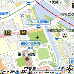 三井不動産リアルティ九州株式会社　リハウス福岡センター周辺の地図