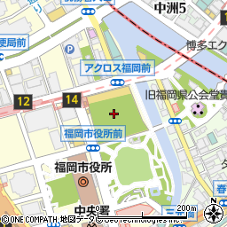 ヤマハミュージック　福岡店周辺の地図
