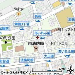 中央総合事務所周辺の地図