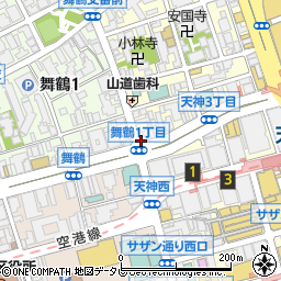 株式会社メイクコーポレーション　天神店周辺の地図