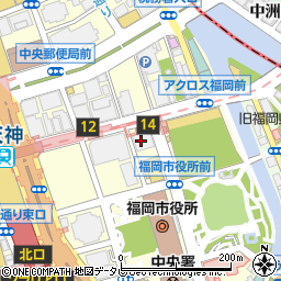三井住友信託銀行福岡支店周辺の地図