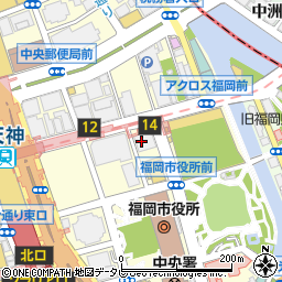 ヒューマンステージ株式会社　福岡支店周辺の地図