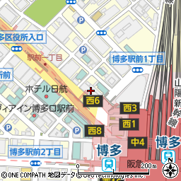株式会社バックスグループ　福岡支店周辺の地図