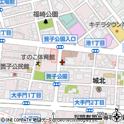 福岡市立　ひとり親家庭支援センター周辺の地図