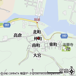 徳島県海部郡海陽町鞆浦仲町10周辺の地図