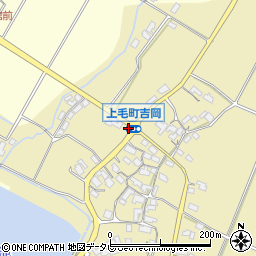吉岡交差点(矢岡氏宅前)周辺の地図