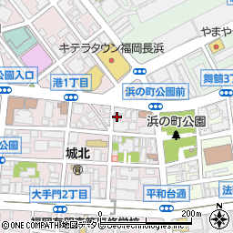 ラフィネス大濠パークサイド管理室周辺の地図