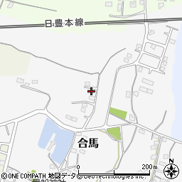 大分県中津市合馬144-4周辺の地図